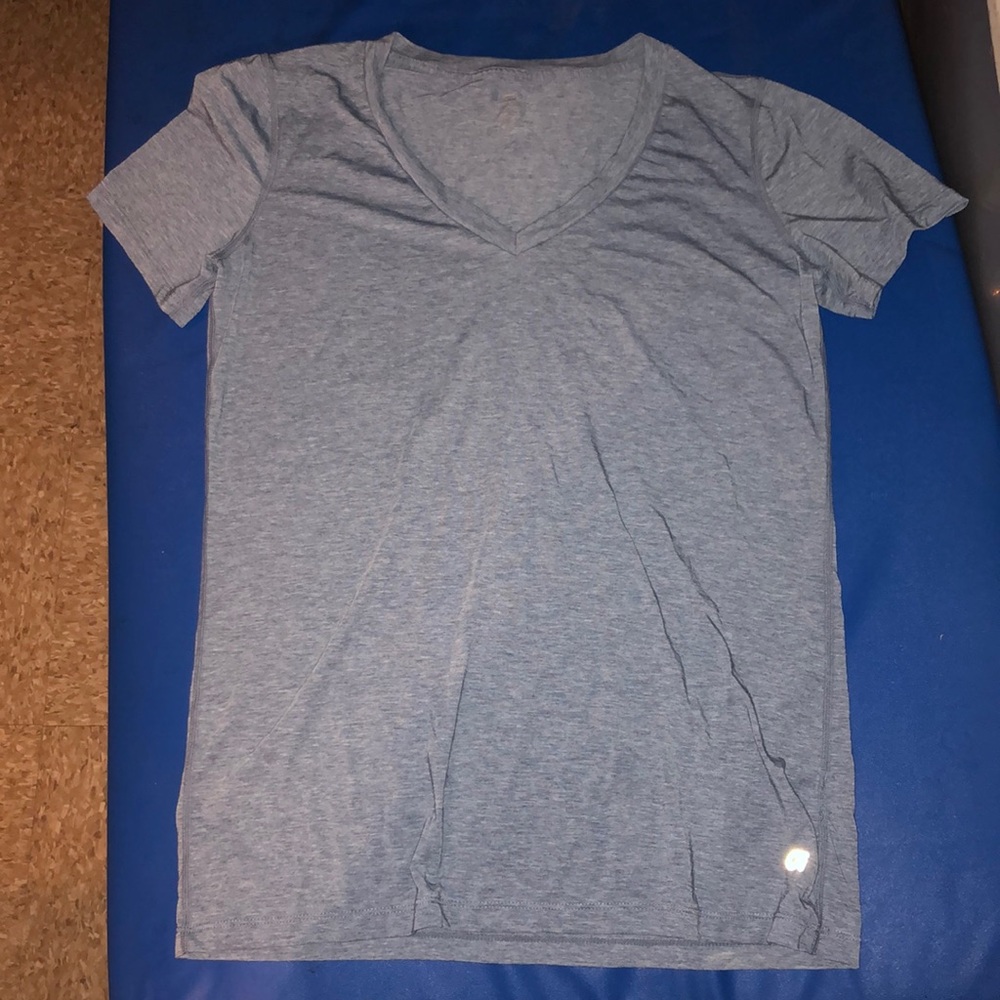 Light blue athletic tee shirt